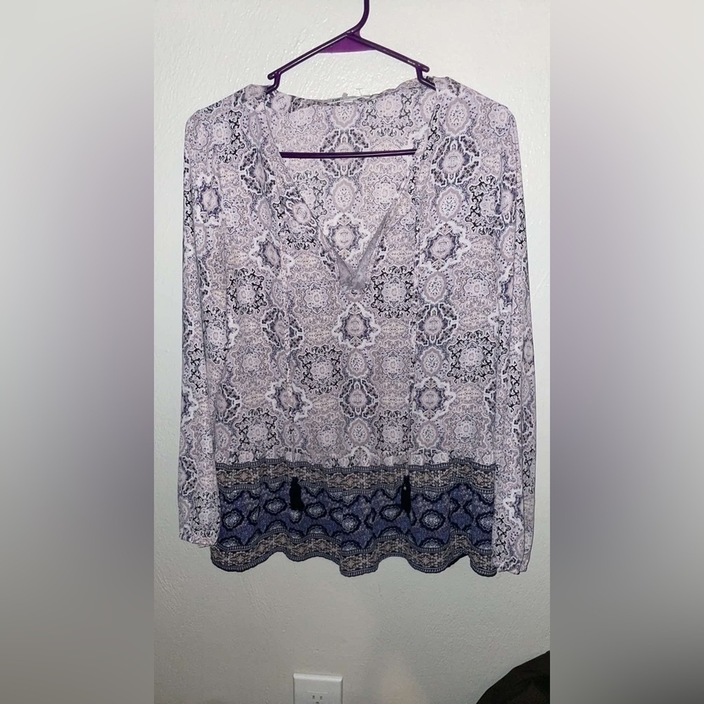 Bohemian Patterned Blouse